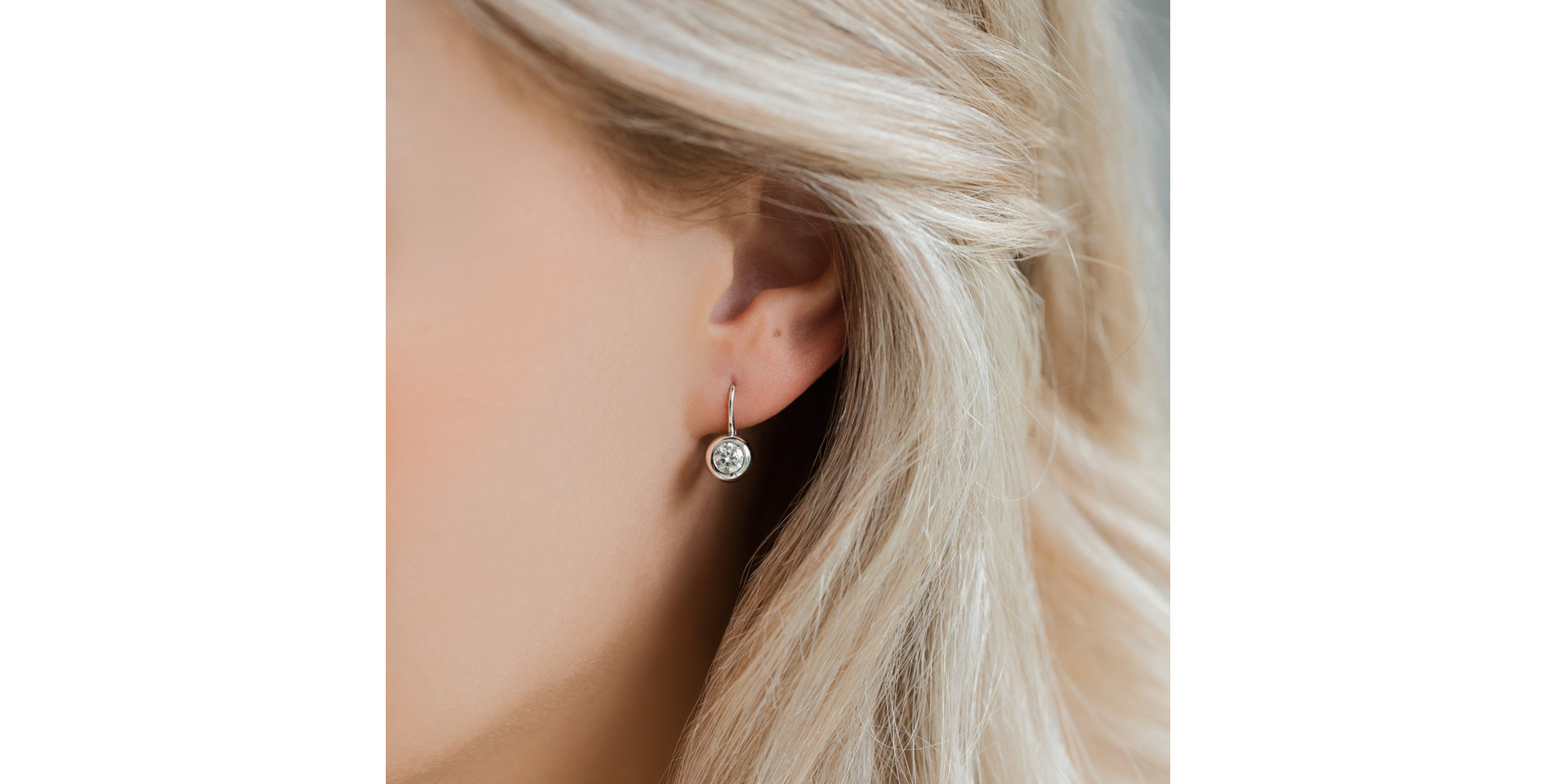 Diamond earrings Sparkling Drops