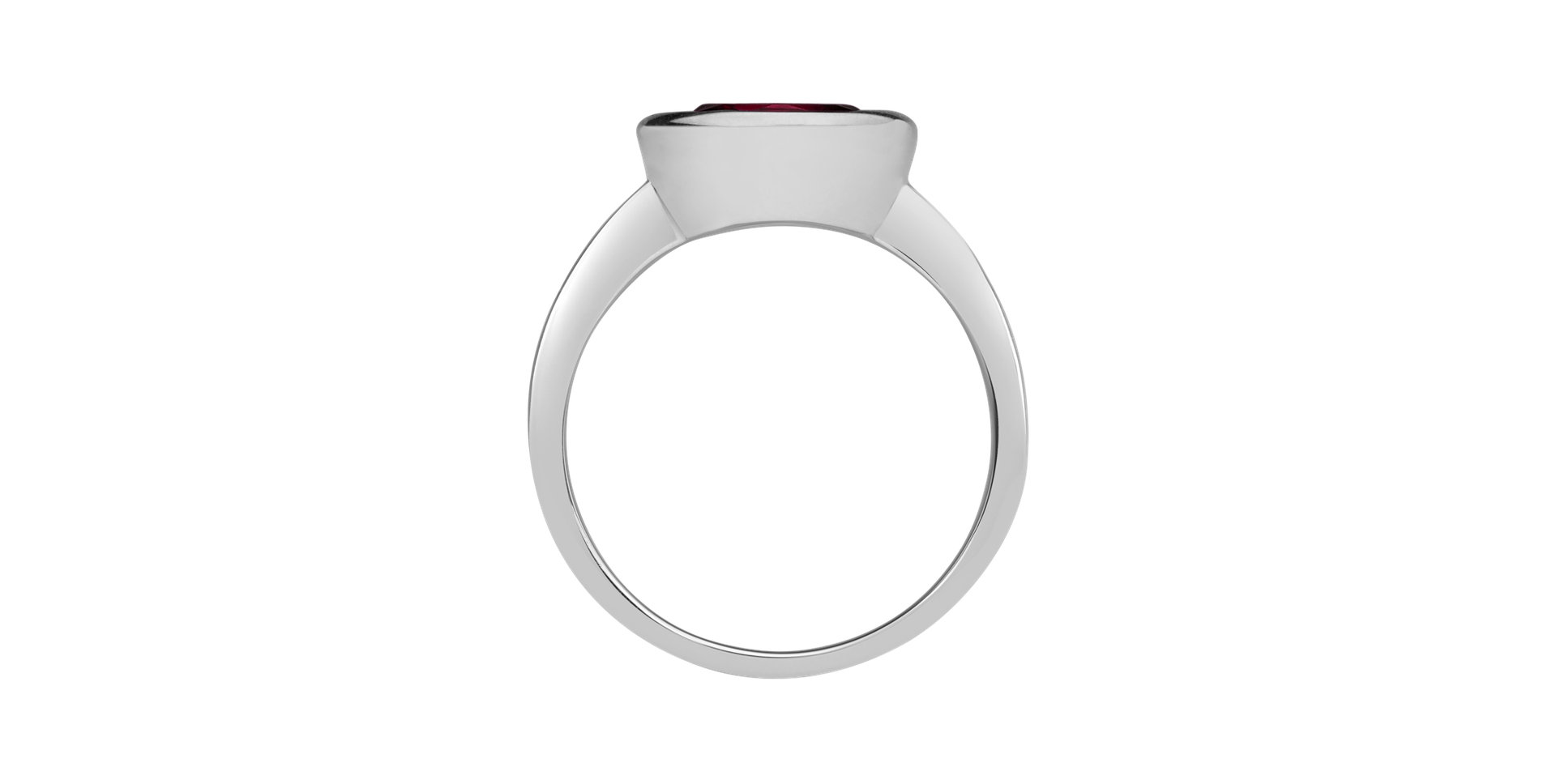 Ring with Rhodolite Bonbon