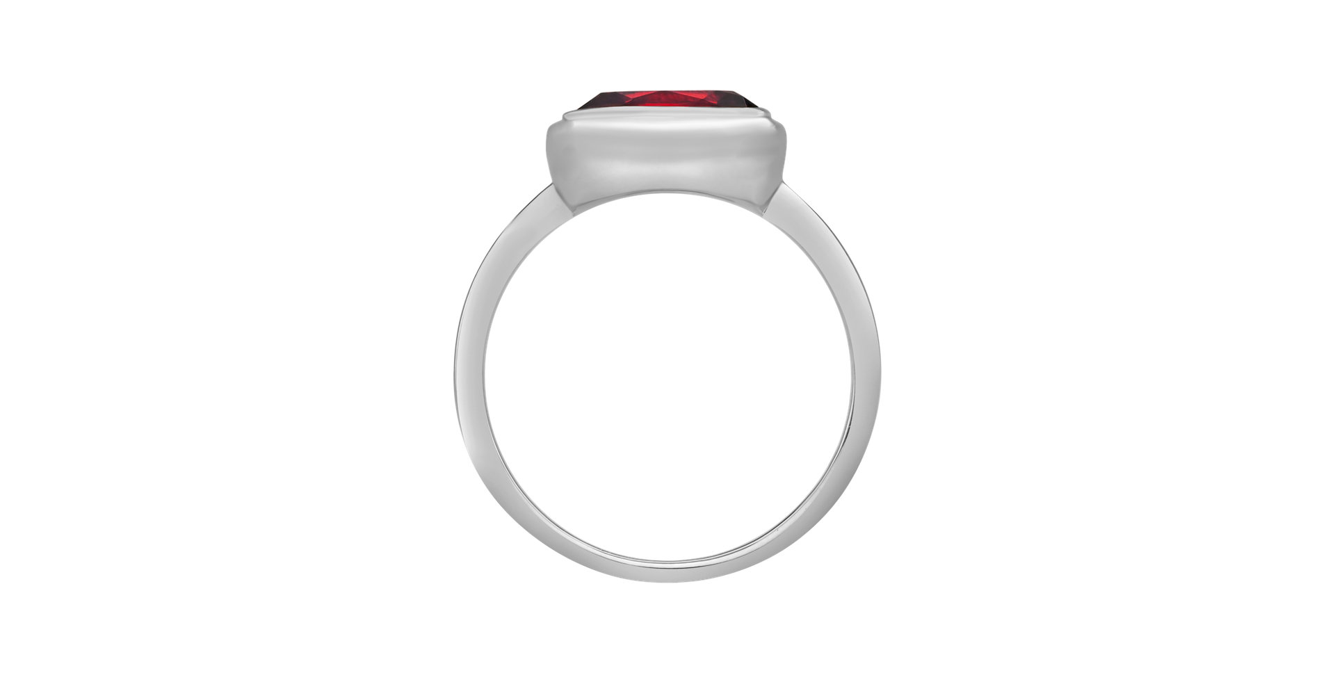 Ring with Rhodolite Bonbon