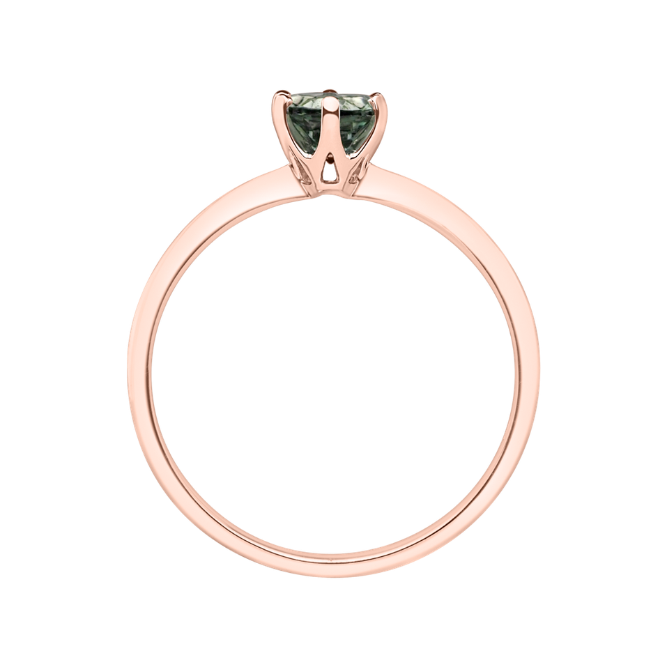 Ring with Turquoise Tourmaline Bonbon