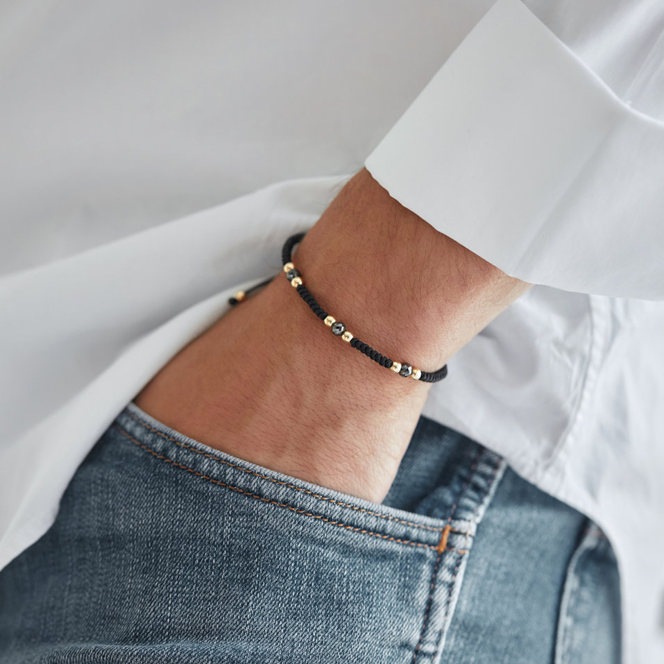 Bracelet with black diamonds Dark Spell