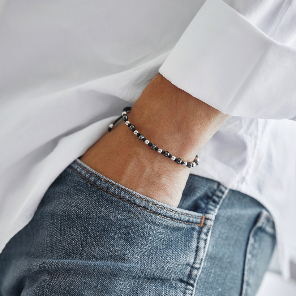 Bracelet with black diamonds Dark Magic