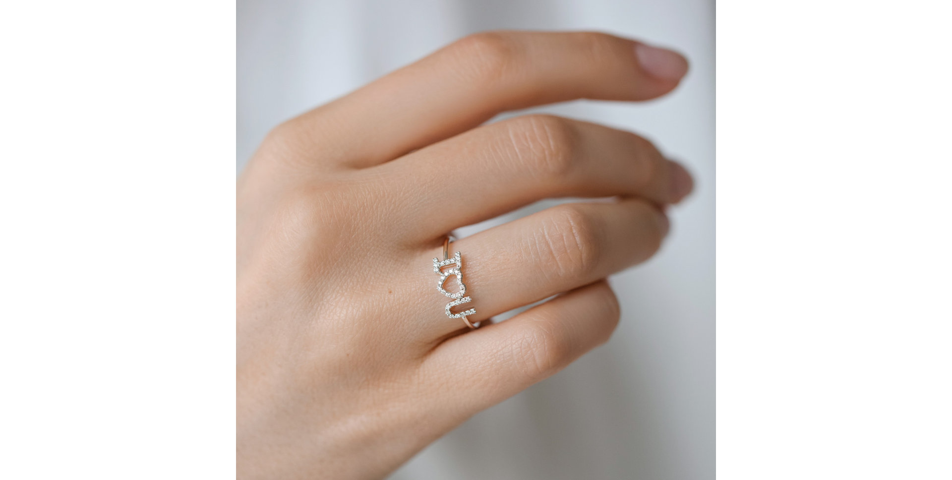 Diamond ring I love you