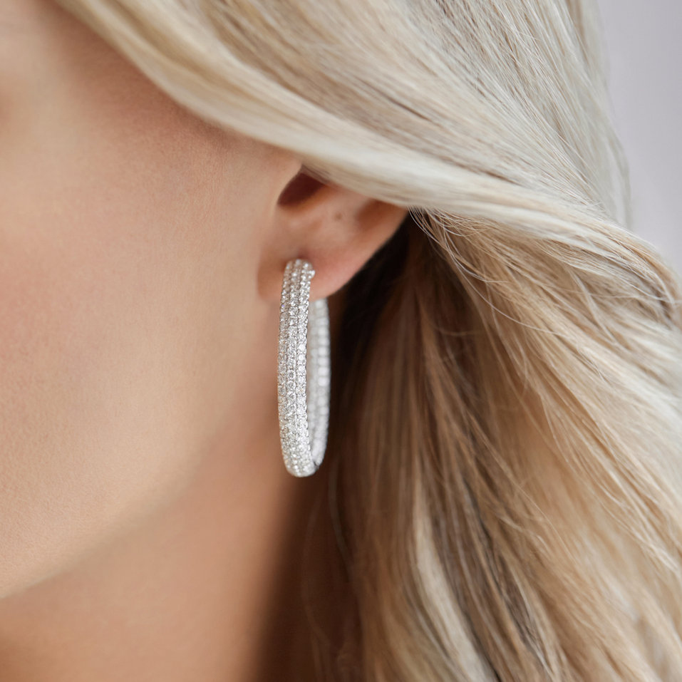 Diamond earrings Eclipse