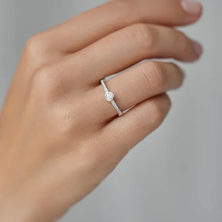 Diamond ring Love Forever