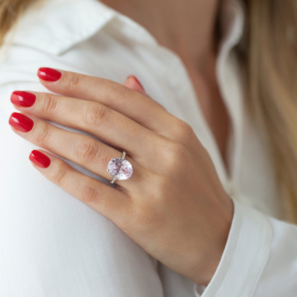 Ring with Kunzite Fairytale Seraph