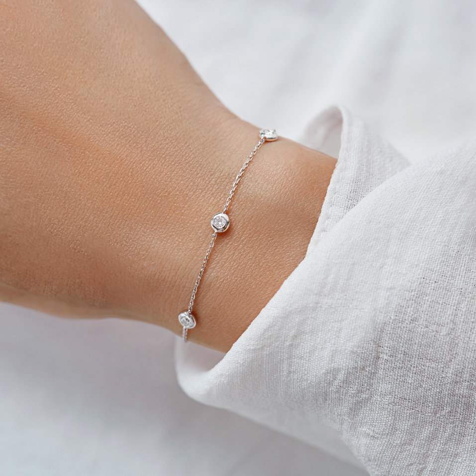 Bracelet with diamonds Sparkling Dot