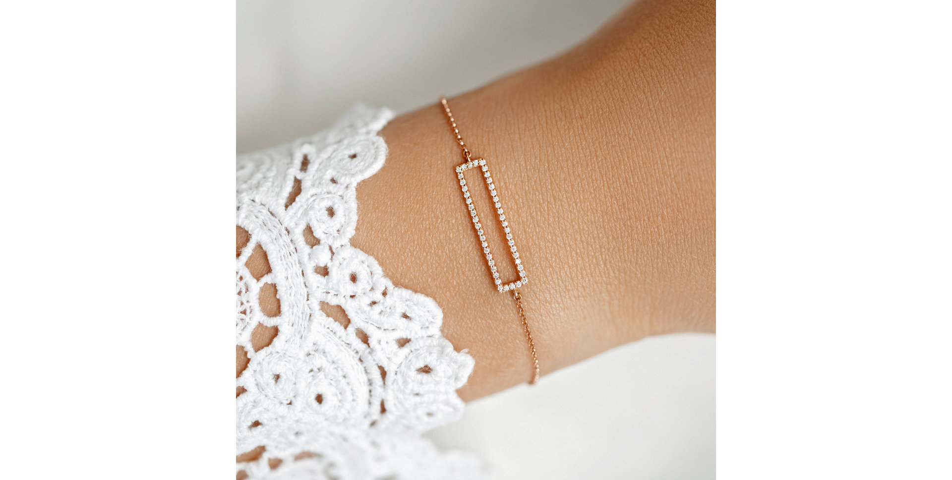 Bracelet with diamonds Simple Sparkle