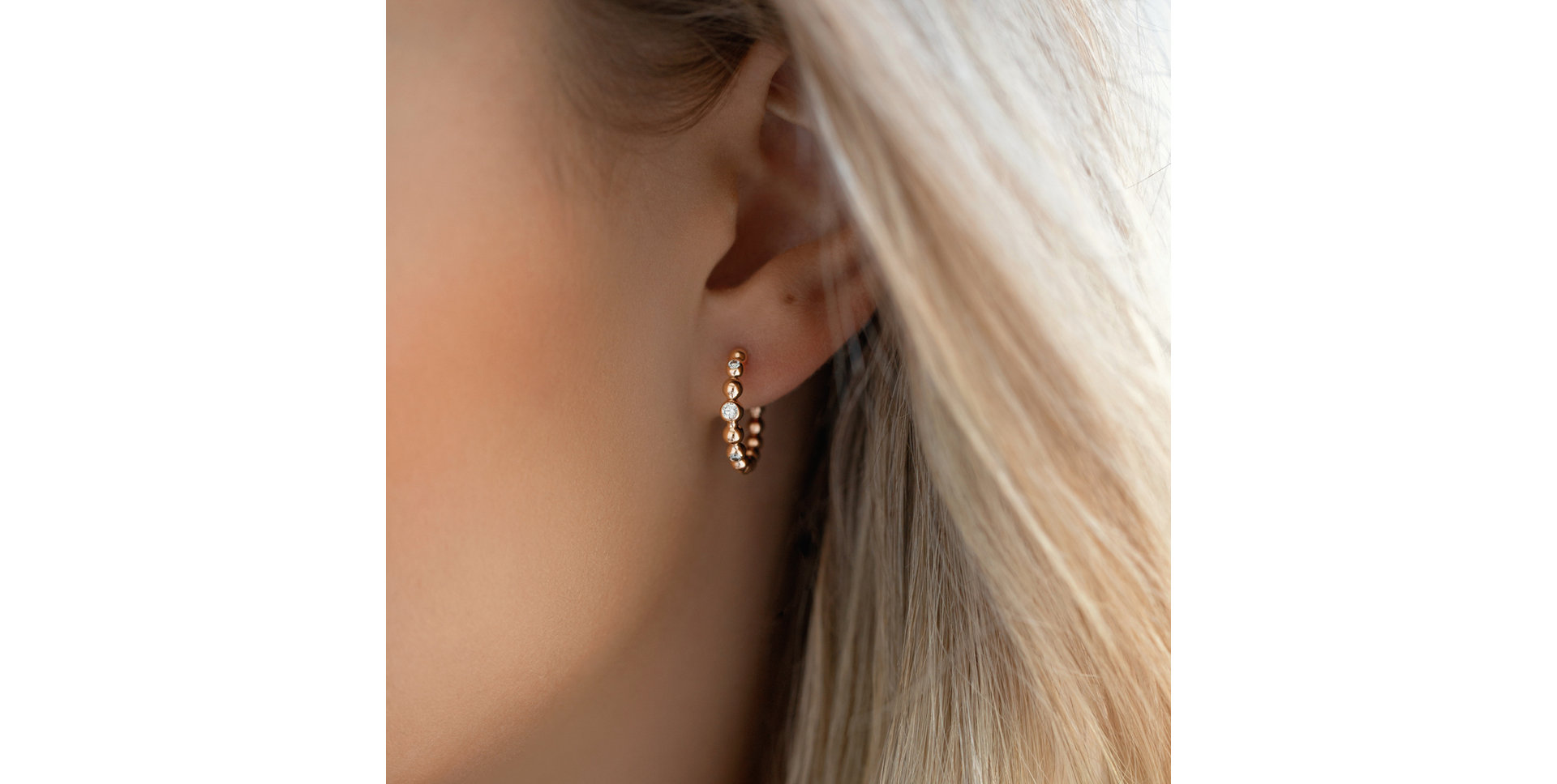 Diamond earrings Shiny Dots