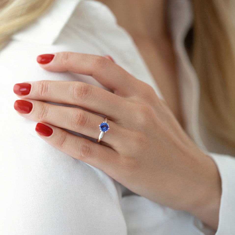 Ring with Ruby Eternal Joy