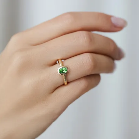Ring with Rose Quartz Space Bonbon