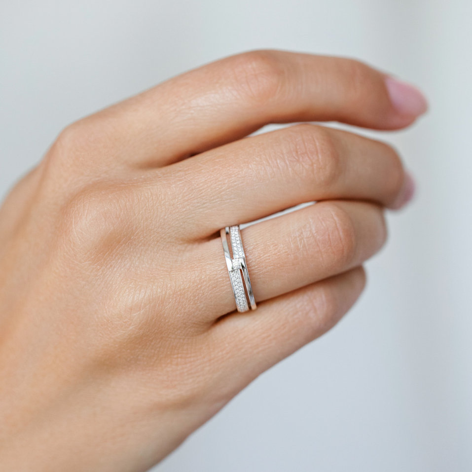 Diamond ring Sparkling Andromeda