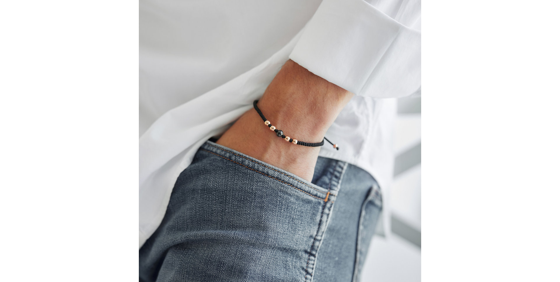 Bracelet with black diamonds Secret Magic