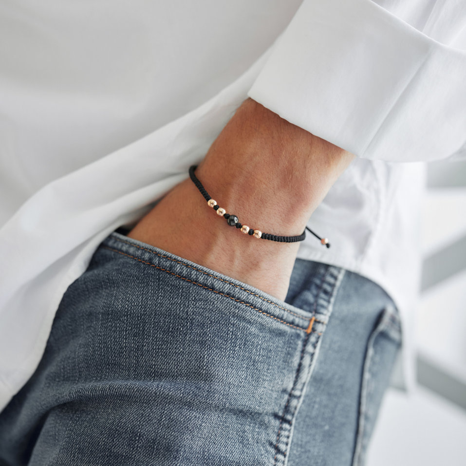 Bracelet with black diamonds Secret Magic