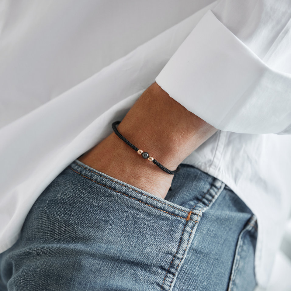 Bracelet with black diamonds Night Spell