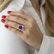 Diamond rings with Amethyst Sweet Almond3
