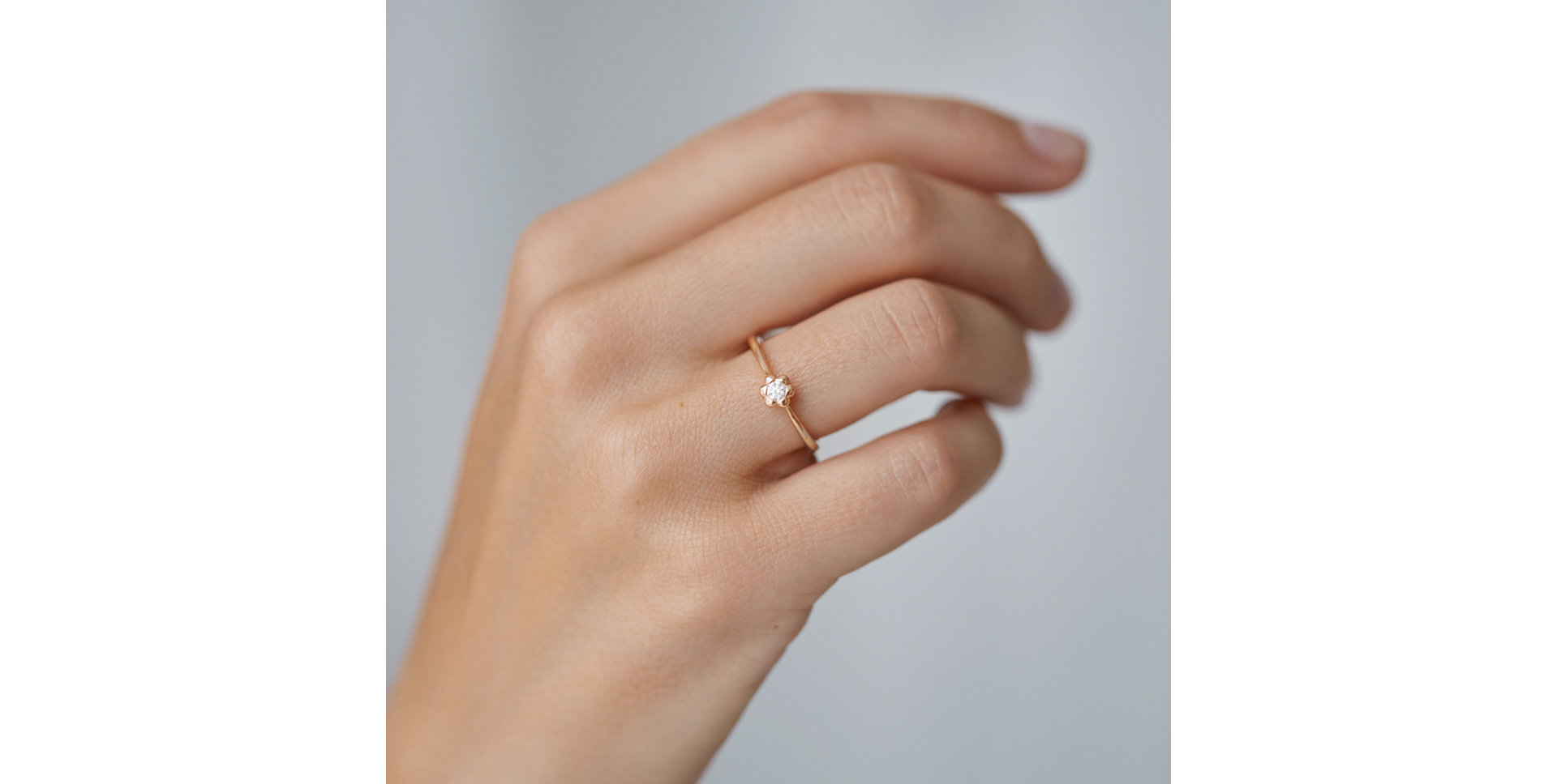 Diamond ring Blooming Love