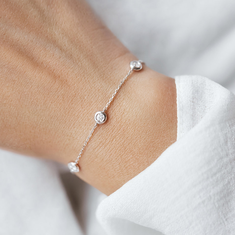 Bracelet with diamonds Sparkling Dot