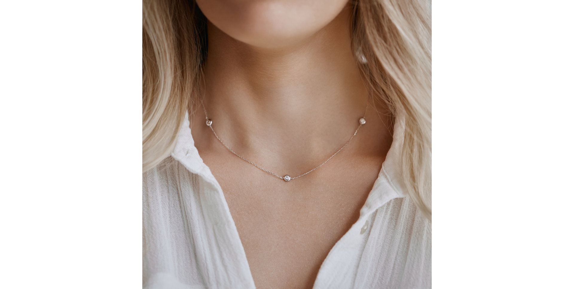 Diamond necklace Dots