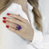 Diamond rings with Amethyst Fairytale Seraph3