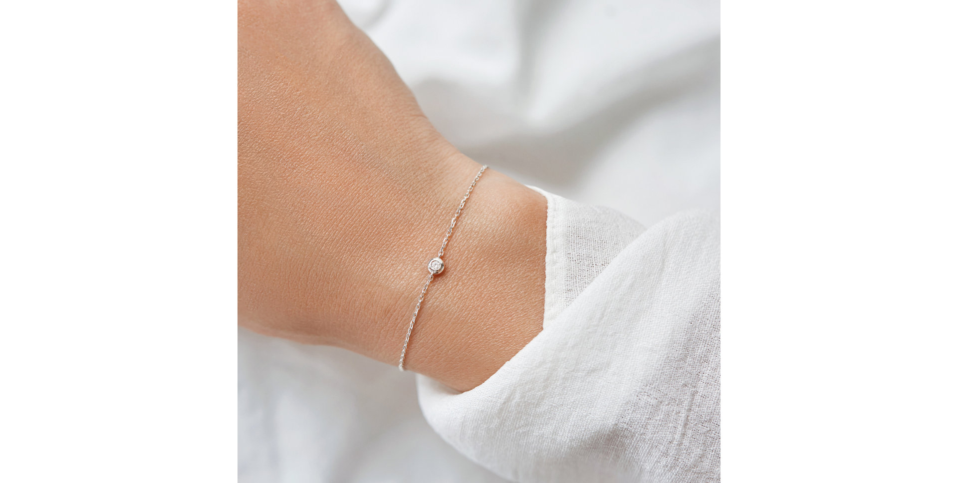 Bracelet with diamonds Sparkling Dot
