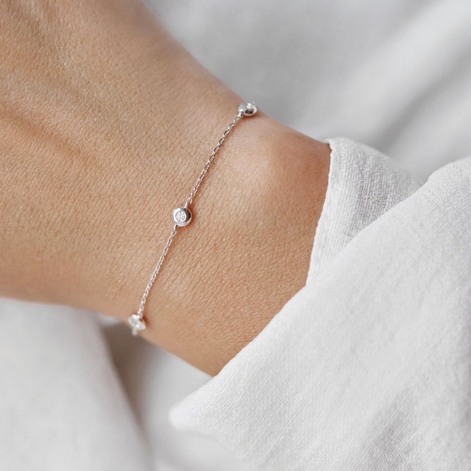 Bracelet with diamonds Sparkling Dot