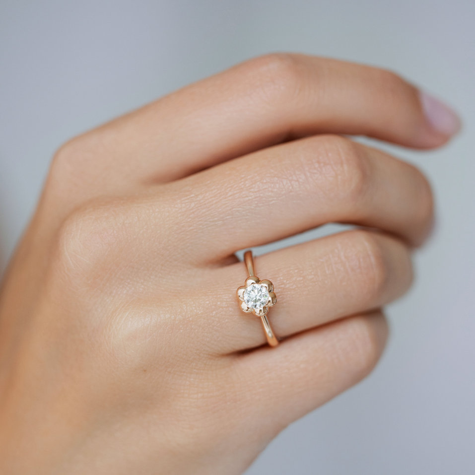 Diamond ring Blooming Love