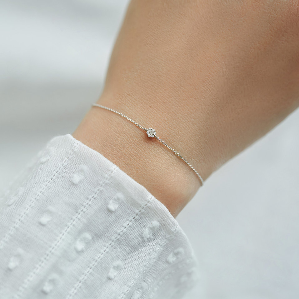 Bracelet with diamonds Evening Sky