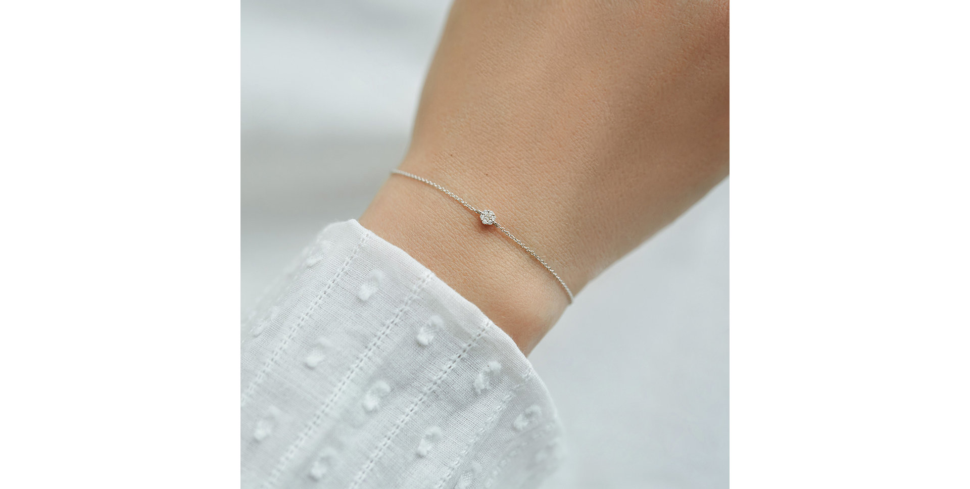 Bracelet with diamonds Evening Sky