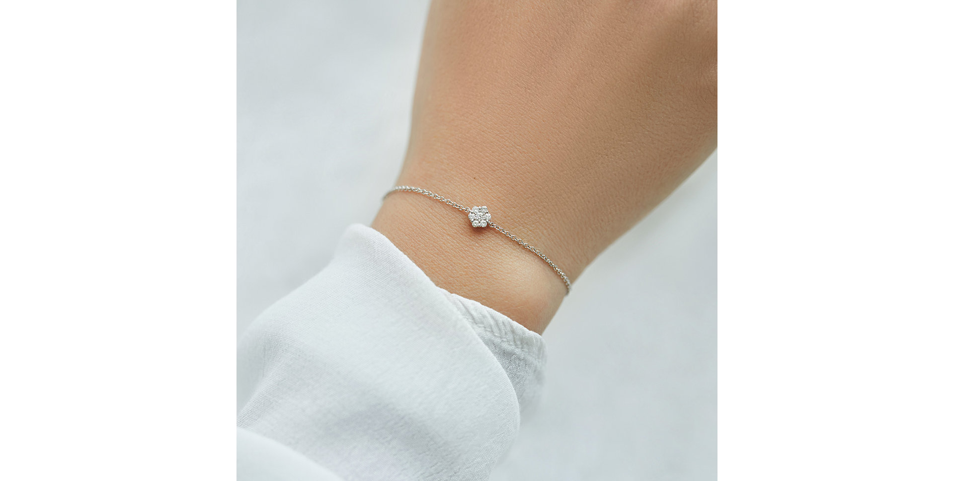 Bracelet with diamonds Evening Sky