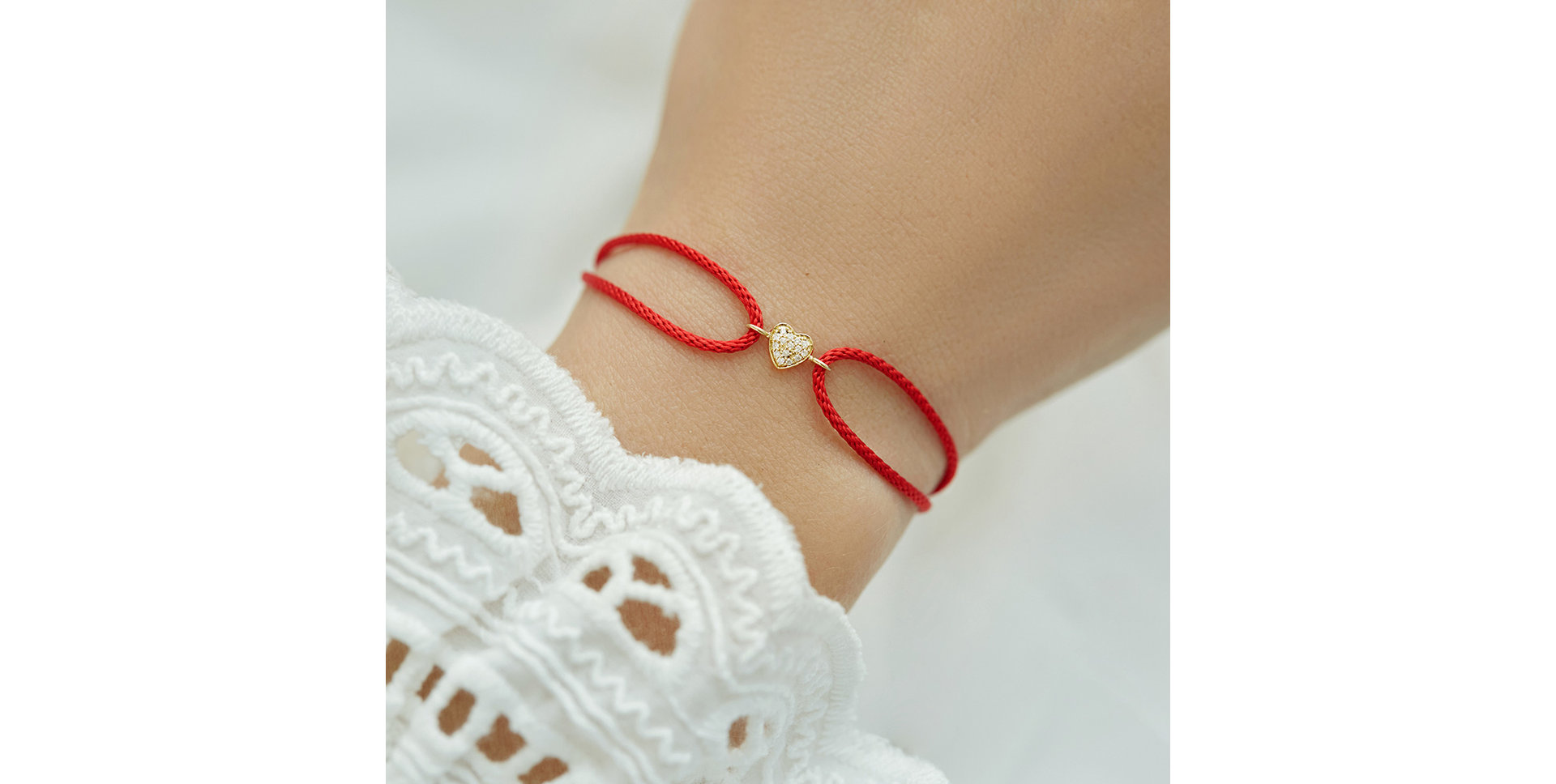 Diamond bracelet Adorable Heart