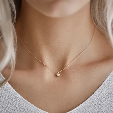 Diamond necklace Blooming Love