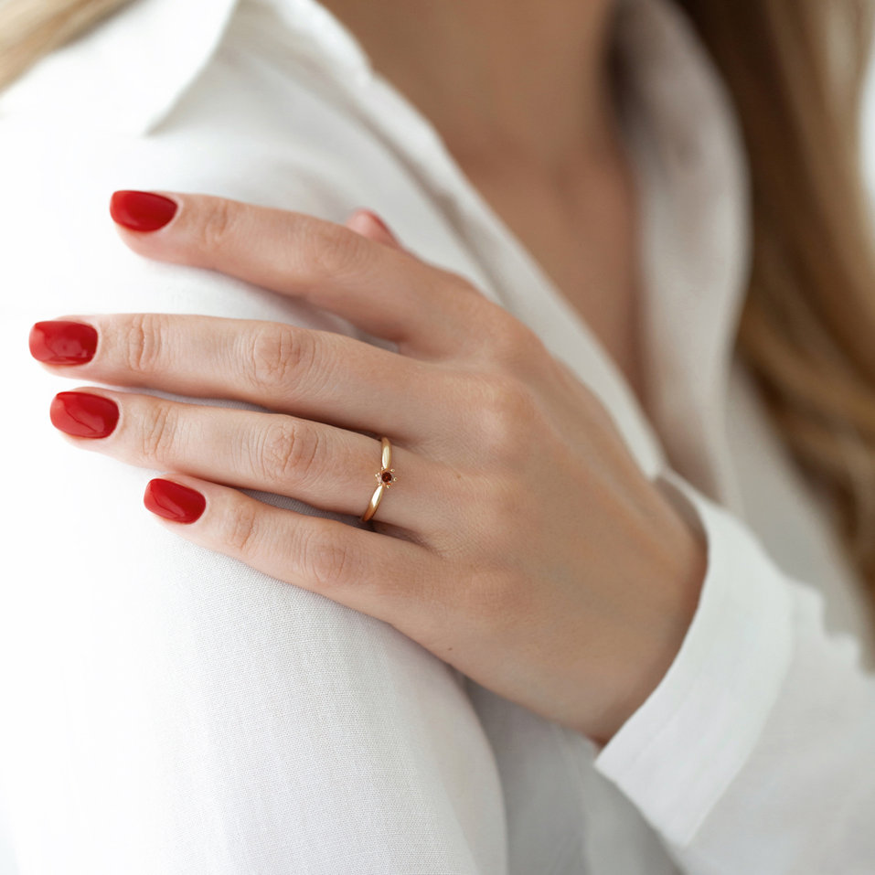 Ring with blue diamonds Eternal Joy