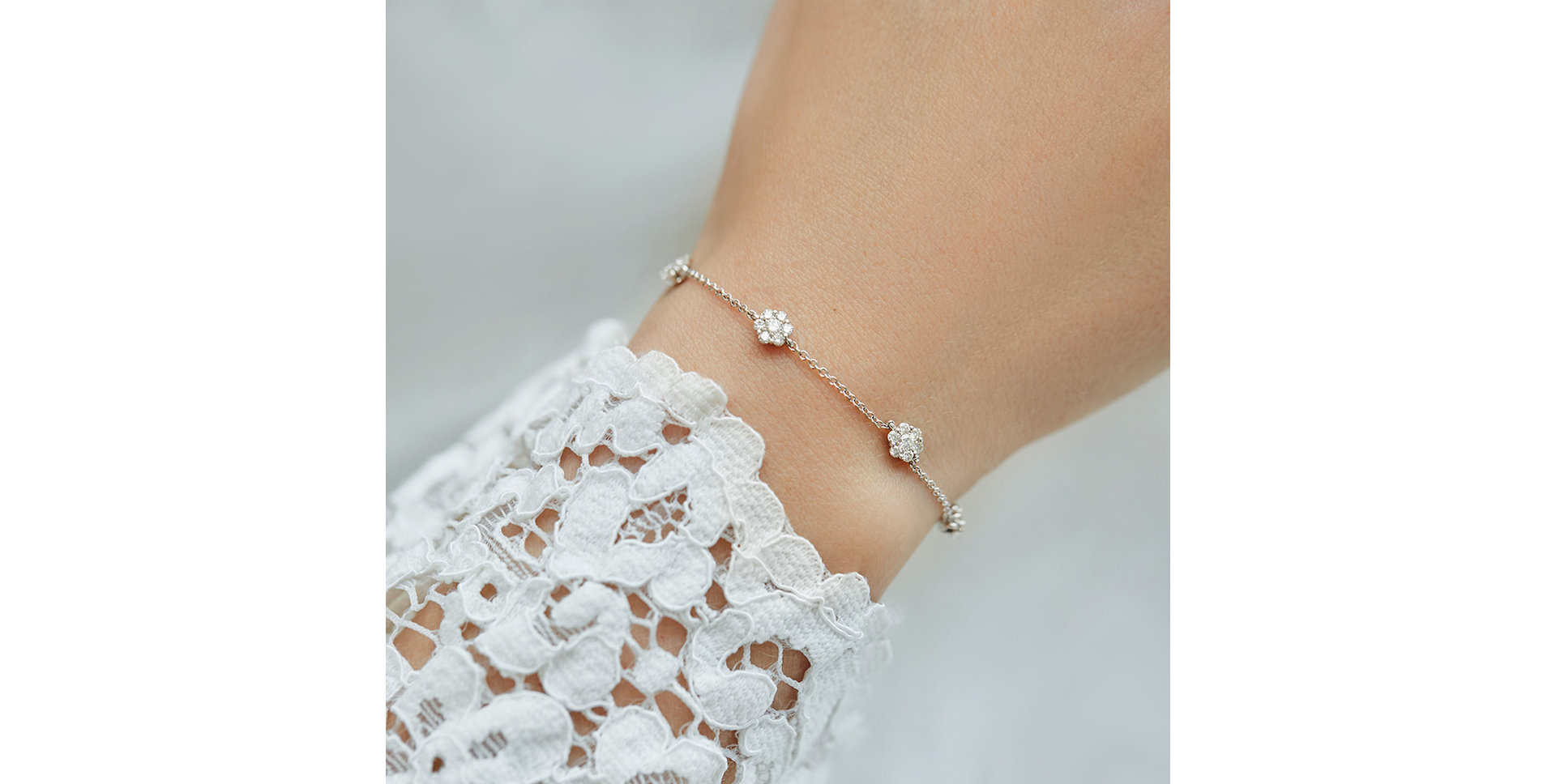 Bracelet with diamonds Evening Sky