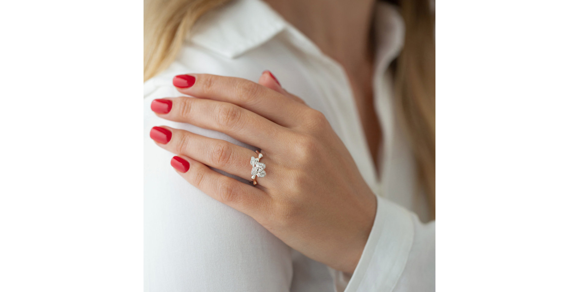 Diamond ring Blossom Star