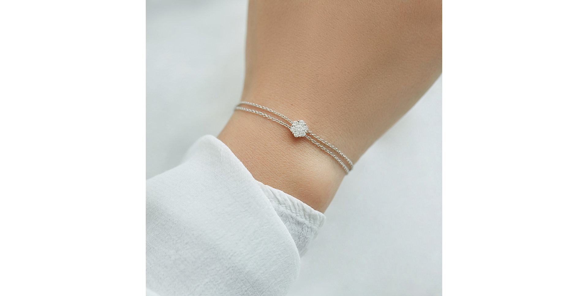 Bracelet with diamonds Evening Sky