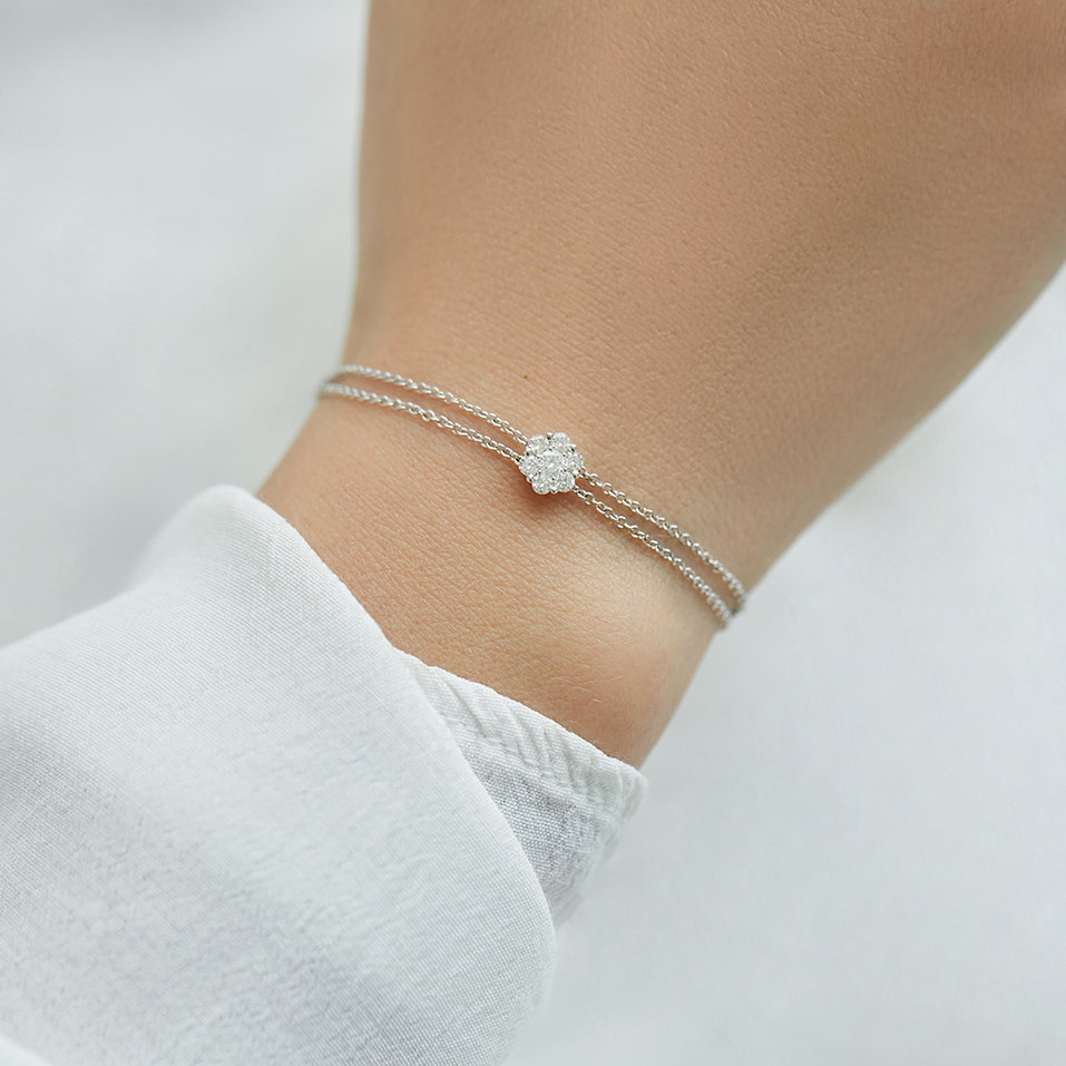 Bracelet with diamonds Evening Sky