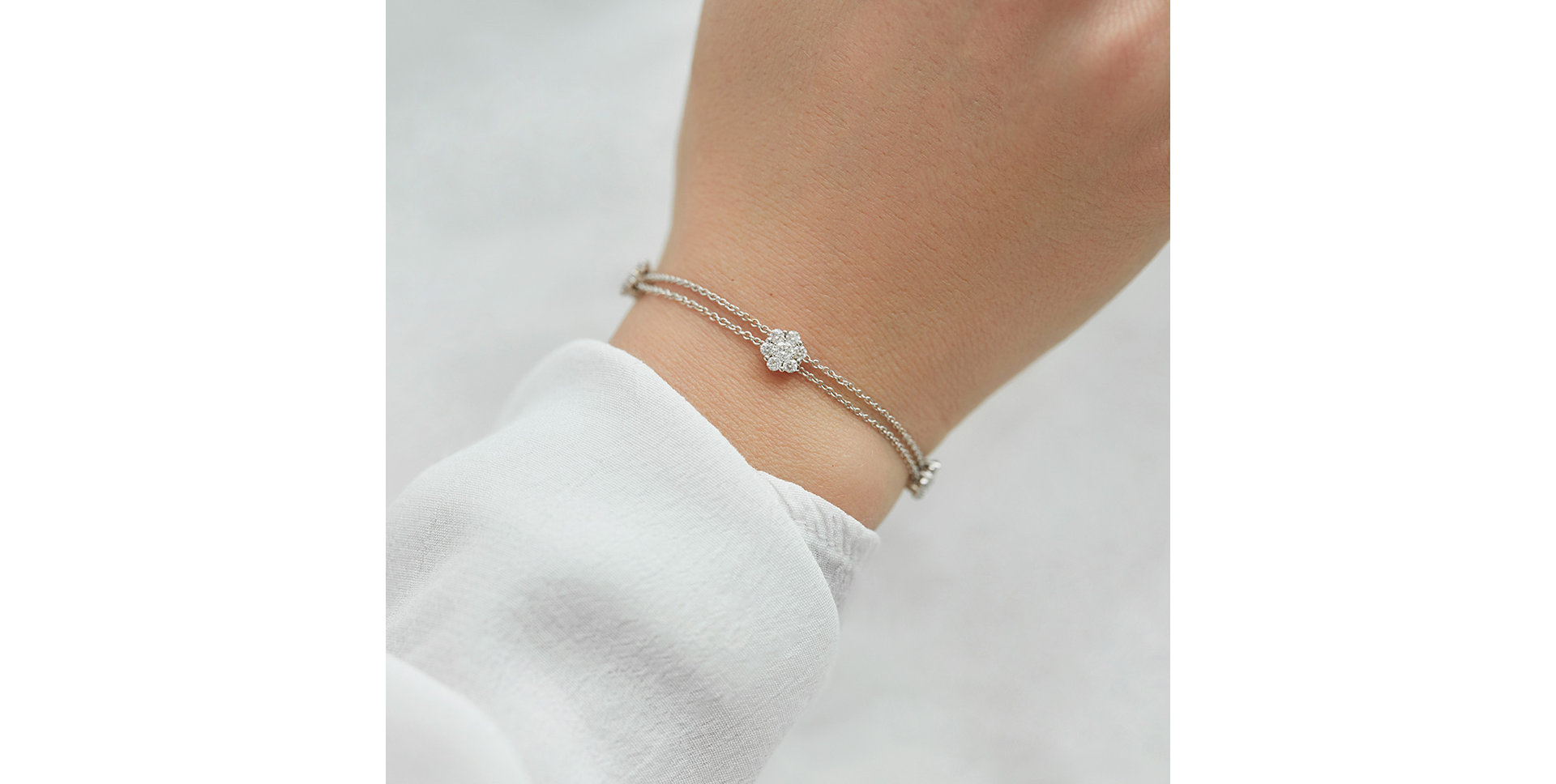 Bracelet with diamonds Evening Sky
