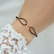 Bracelet with cord Infinity3