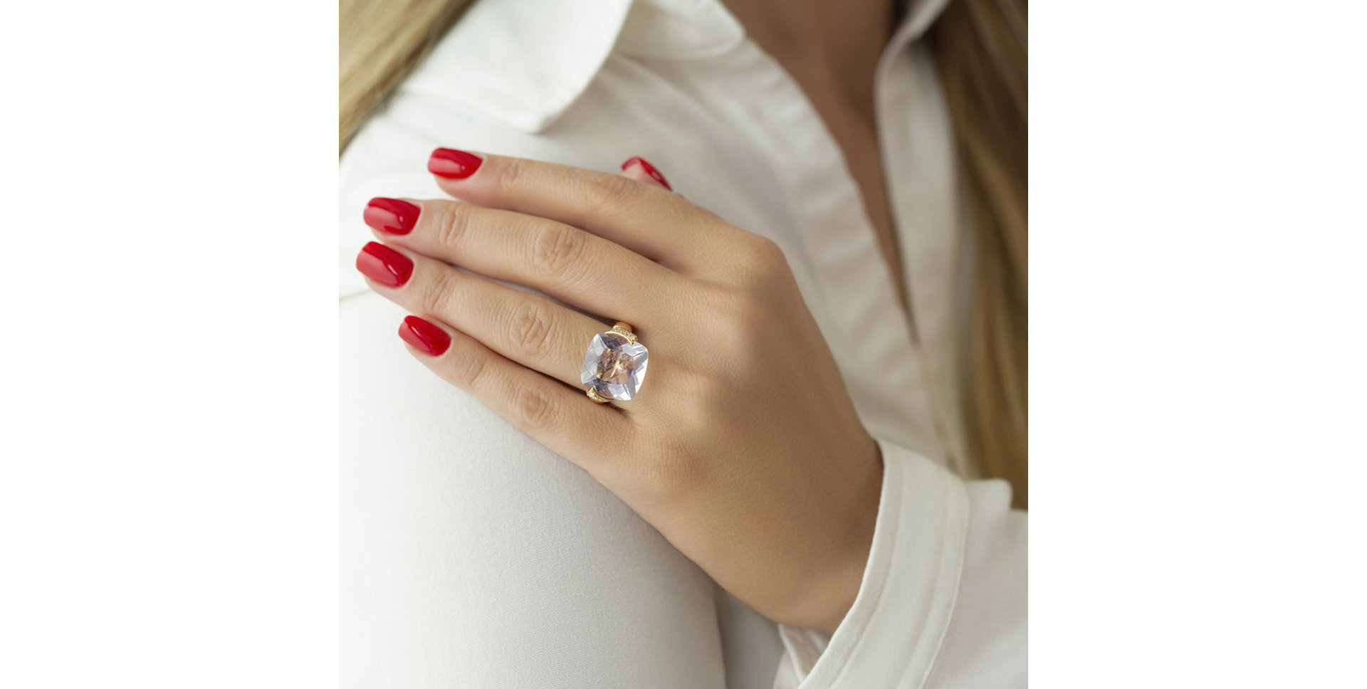 Diamond rings with Amethyst Ametyst Novel