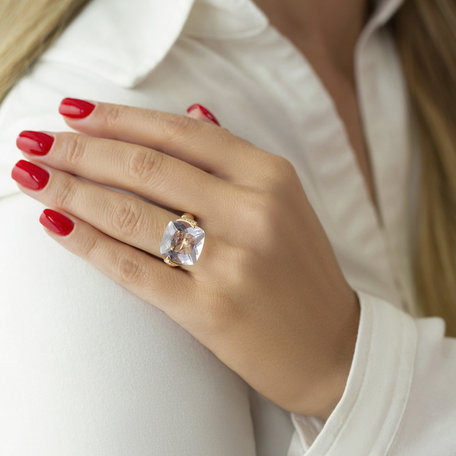 Diamond rings with Amethyst Ametyst Novel