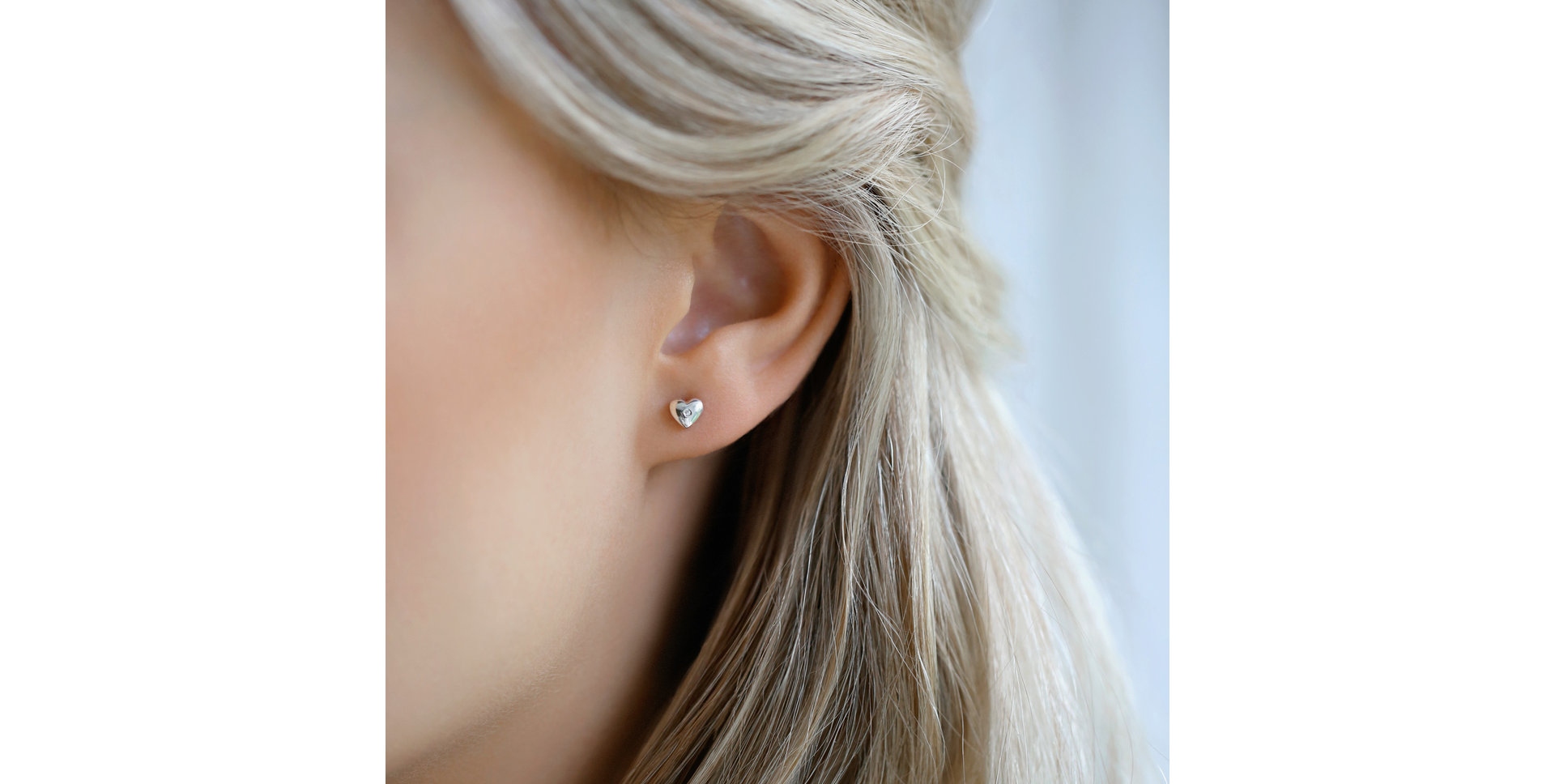 Diamond earrings Hearts