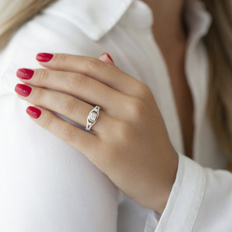 Diamond ring Merci