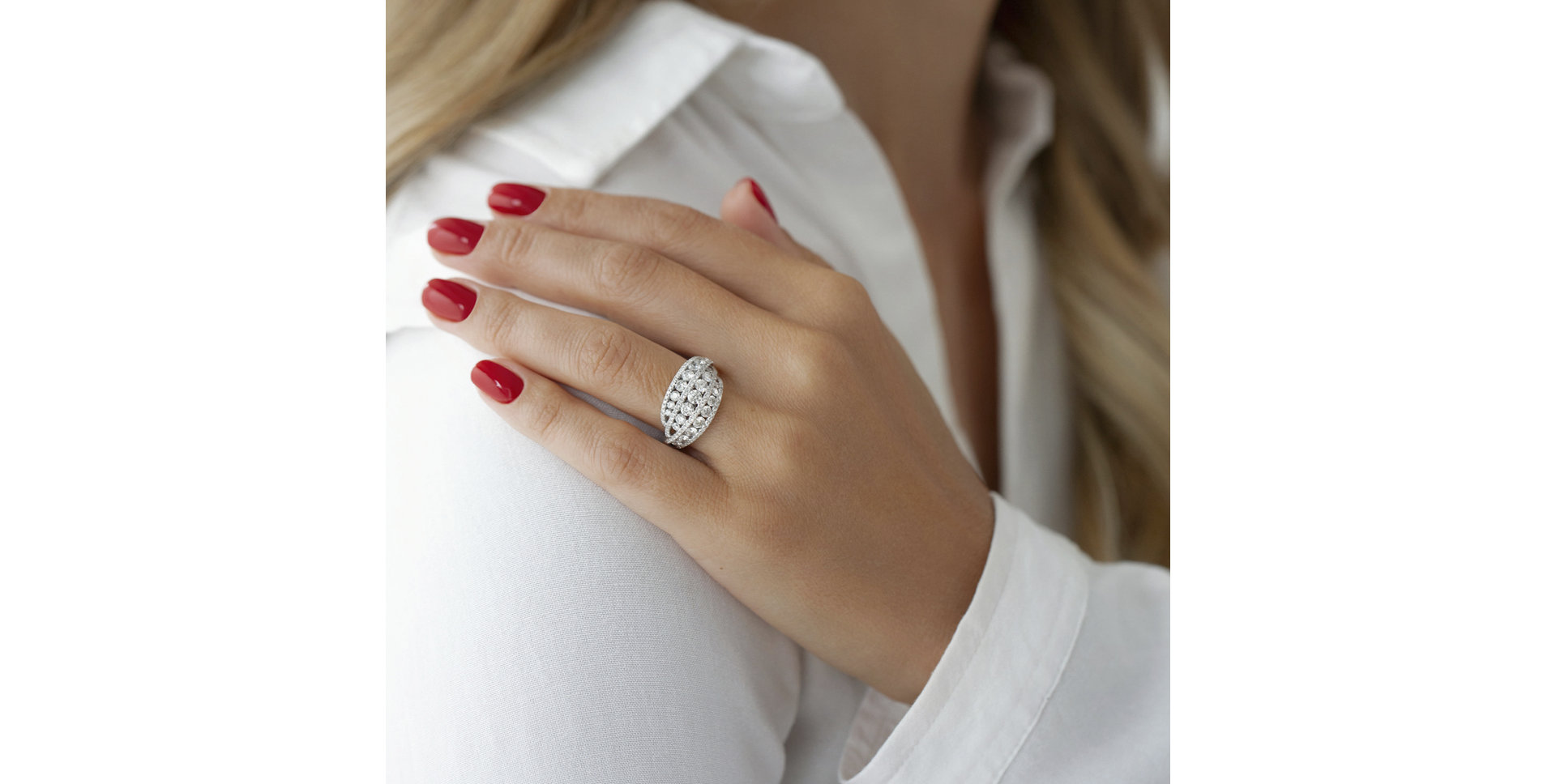 Diamond ring Clair Marin