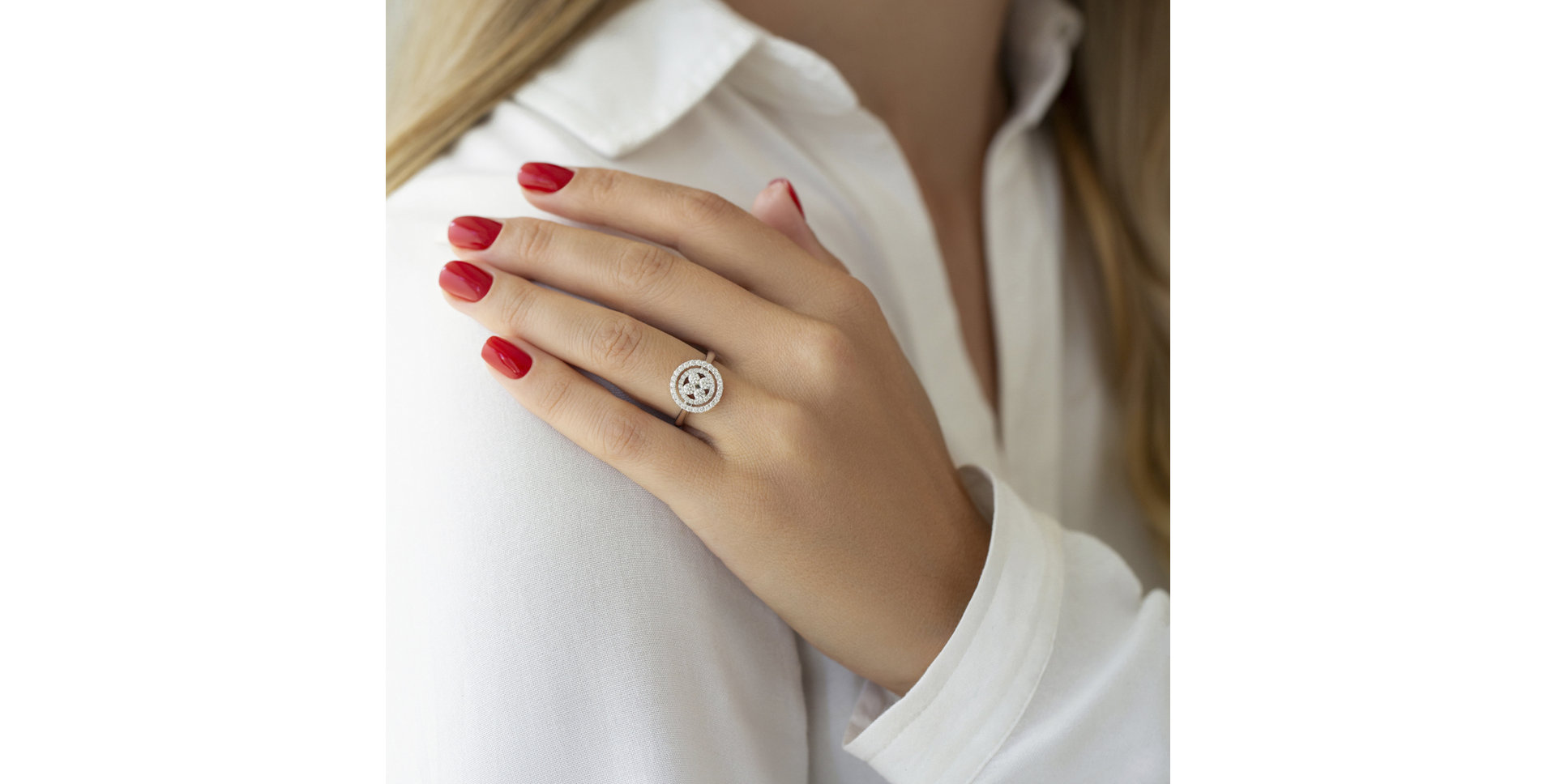 Diamond ring with Ruby Miracle Mythology