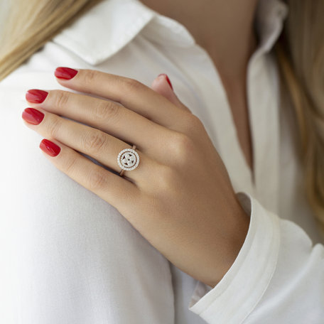 Diamond ring with Ruby Miracle Mythology