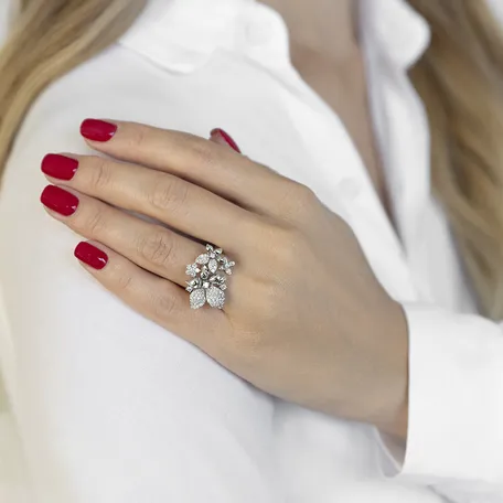 Diamond ring Floral Enigma