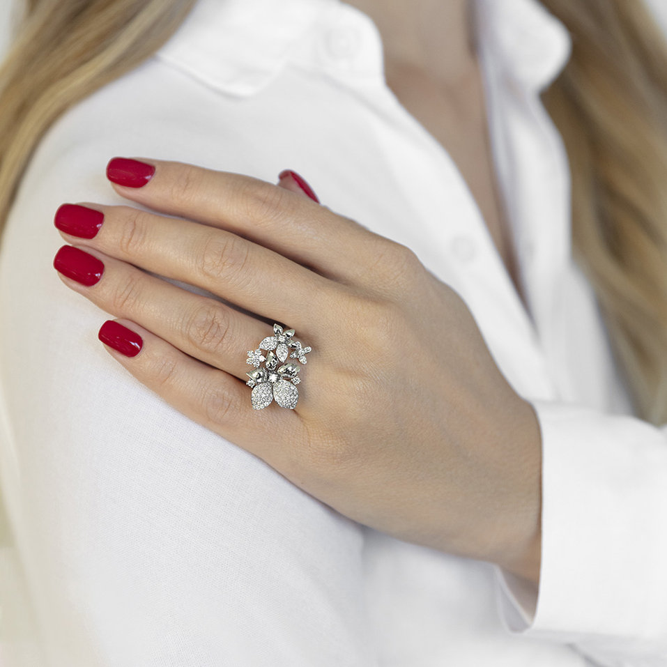 Diamond ring Floral Enigma