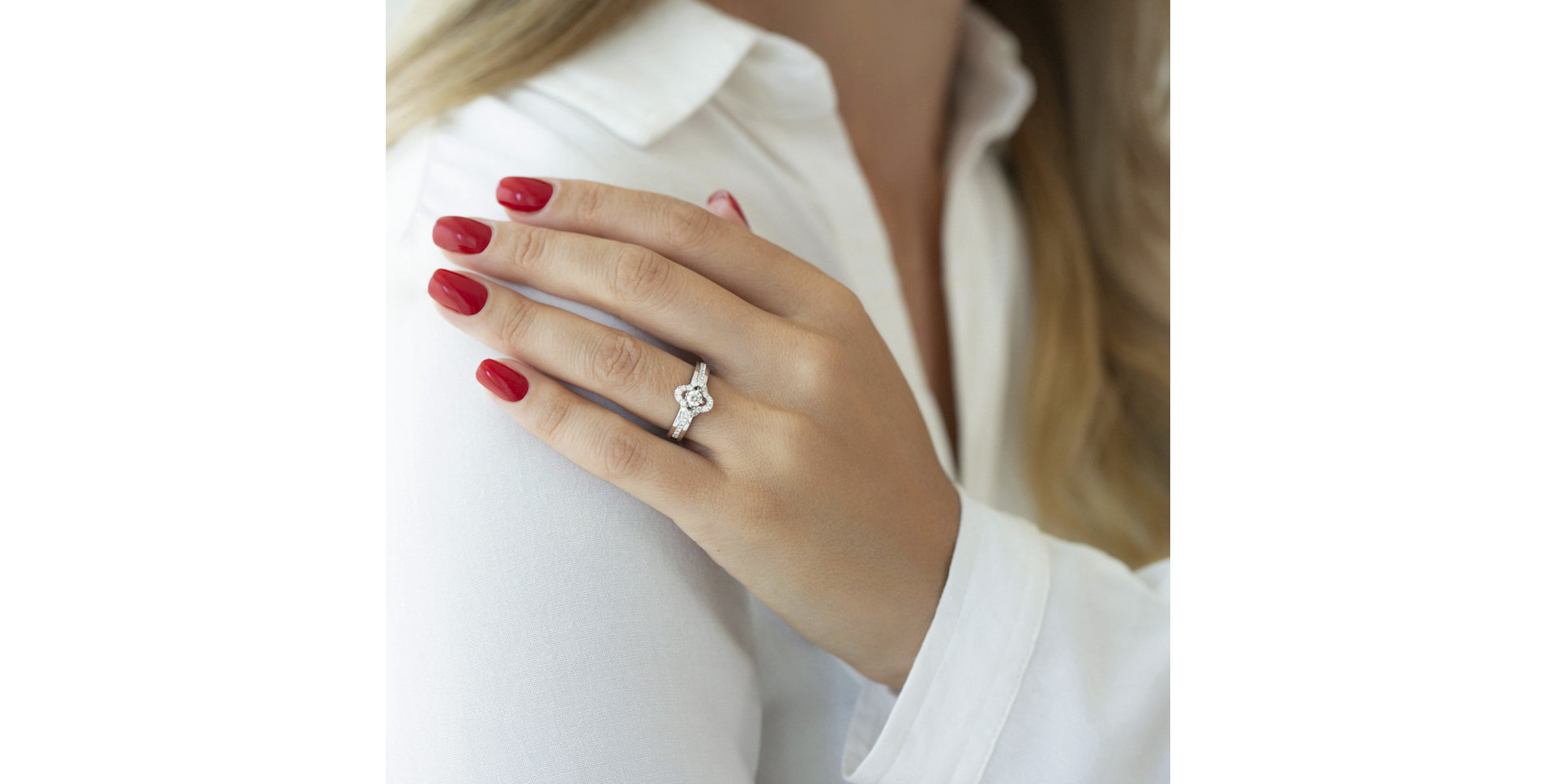 Diamond ring Clover Love