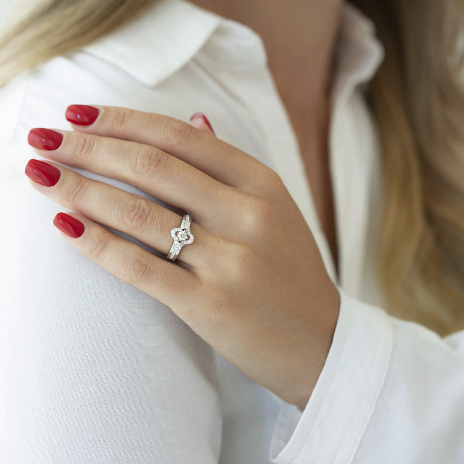 Diamond ring Clover Love